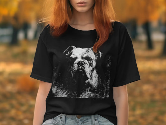 Bulldog Print Relaxed Fit Graphic Tee product type