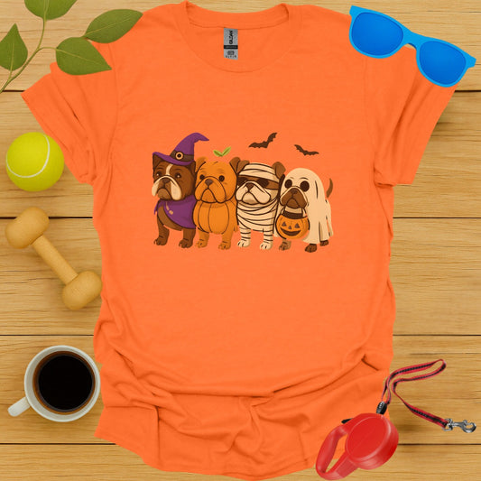 Halloween Bulldog Graphic T-Shirt product type