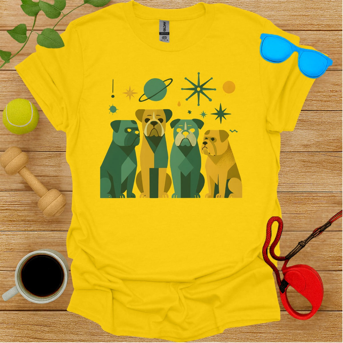 Colorful Geometric Pugs with Space Elements product