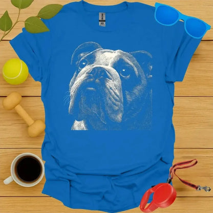 Bulldog Monochrome Portrait Tee