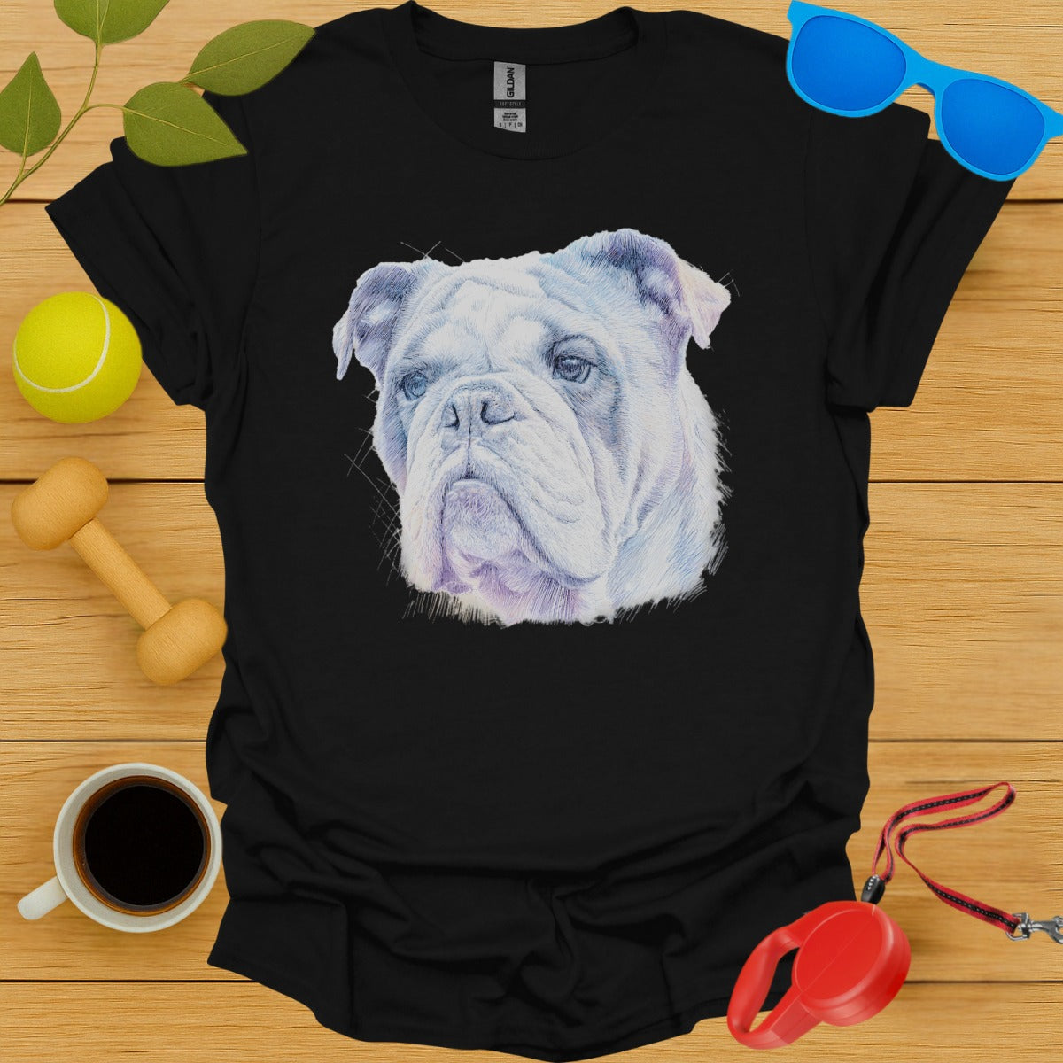 Bulldog Pastel Portrait-Critter Lane