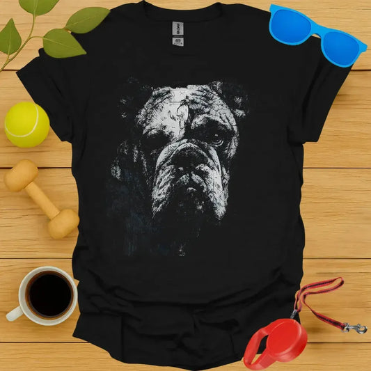 Bulldog Portrait Sketch Tee