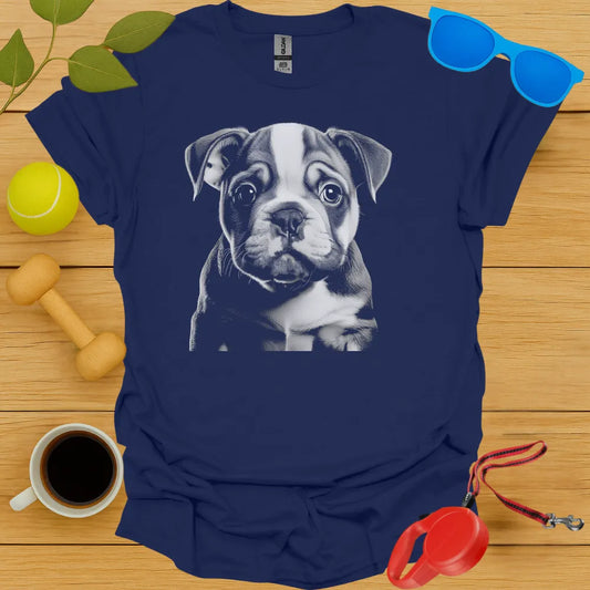 Bulldog Puppy Portrait Tee