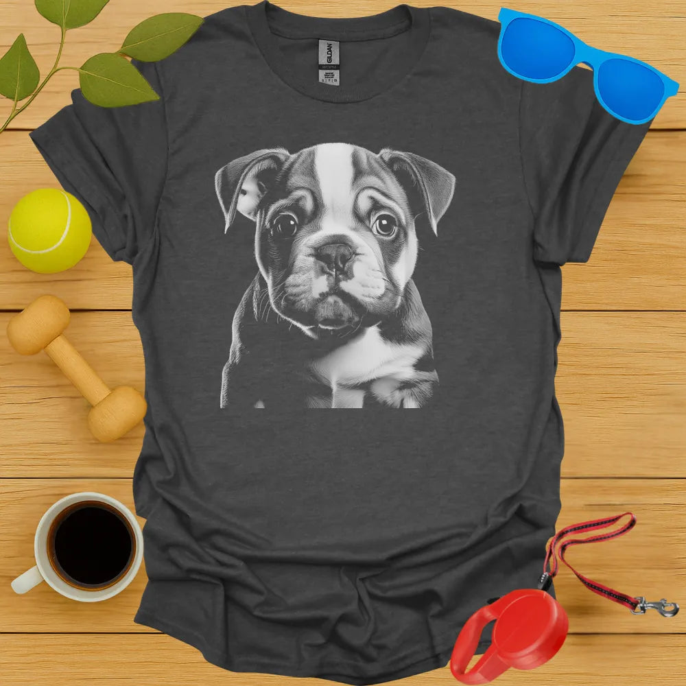 Bulldog Puppy Portrait Tee