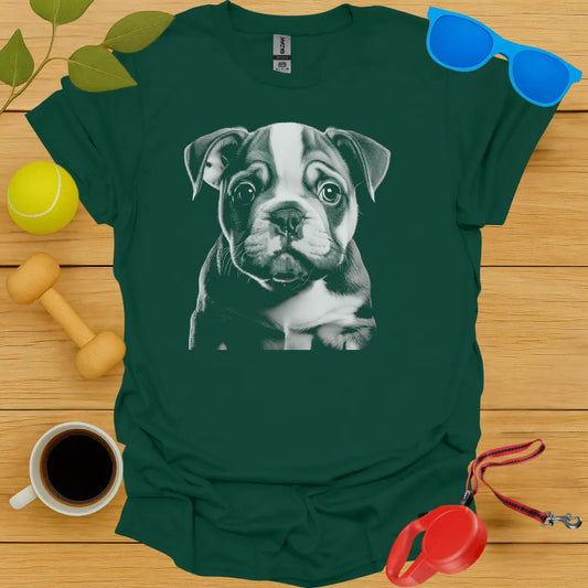 Bulldog Puppy Portrait Tee