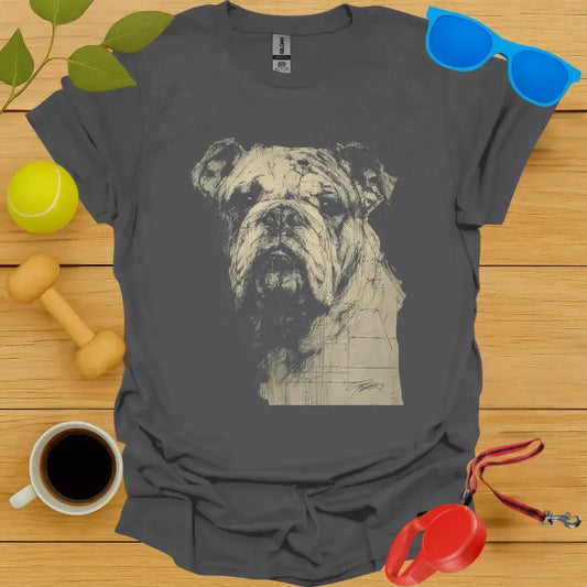 Bulldog Sketch Tee