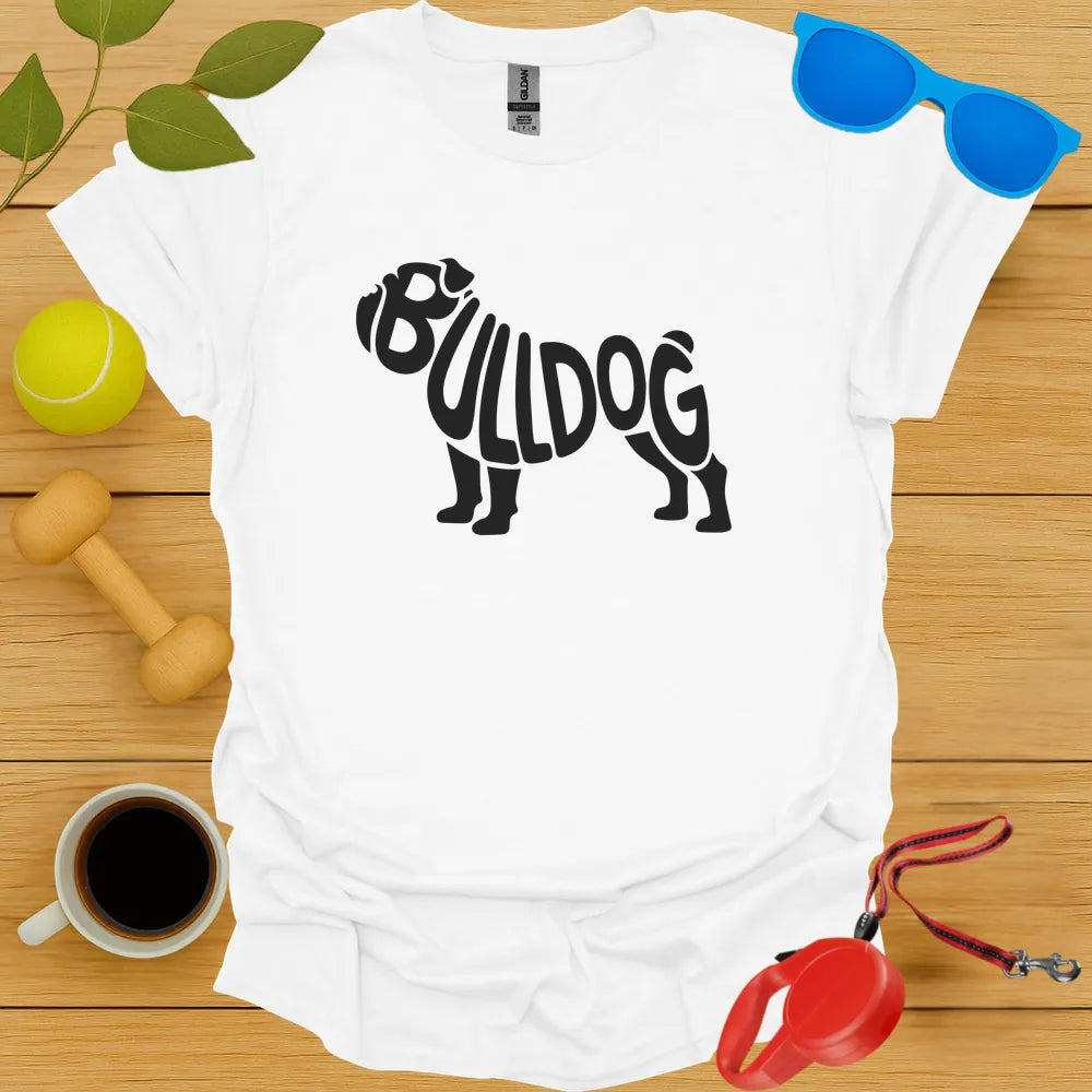 Bulldog Typography Tee