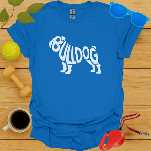 Bulldog Typography Tee