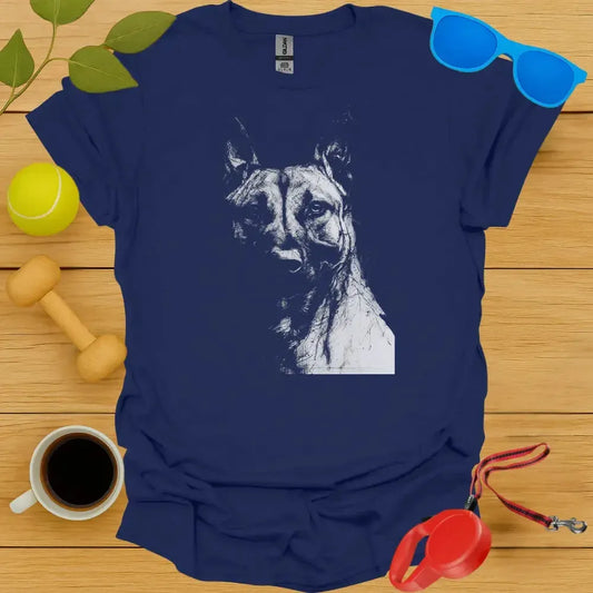 Bullherder Dog Portrait T Shirt