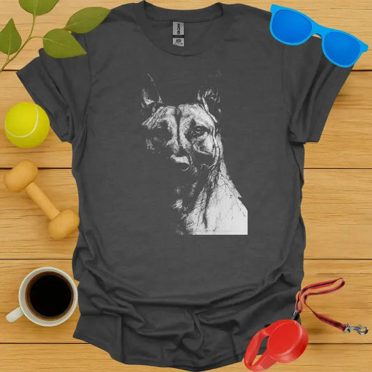 Bullherder Dog Portrait T Shirt