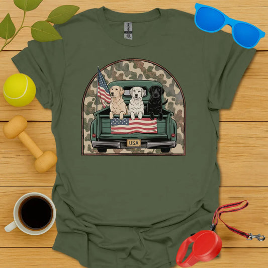 Camo & Canines Lab Tee