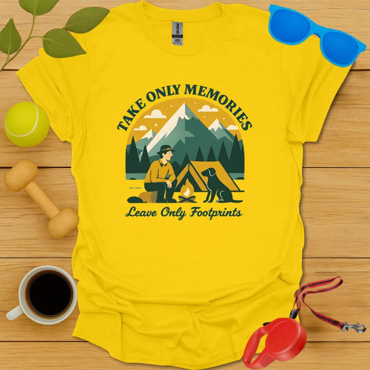 Camping with Dogs | Eco-Friendly Adventure Tee
