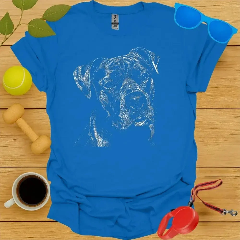 Cane Corso Monochrome Portrait Tee