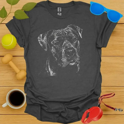 Cane Corso Monochrome Portrait Tee