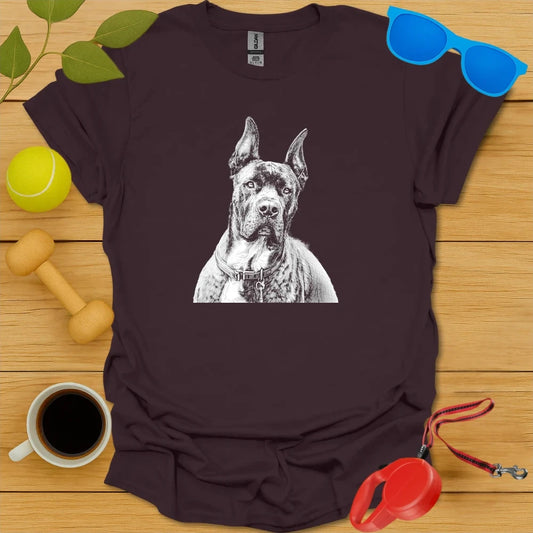 Cane Corso Sketch Portrait Tee