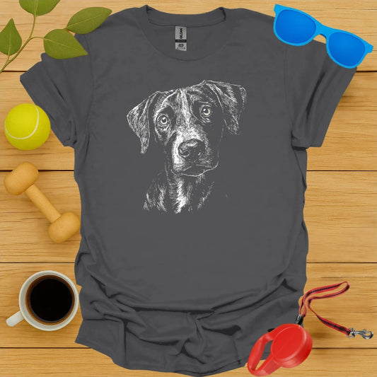 Catahoula Portrait Sketch Tee