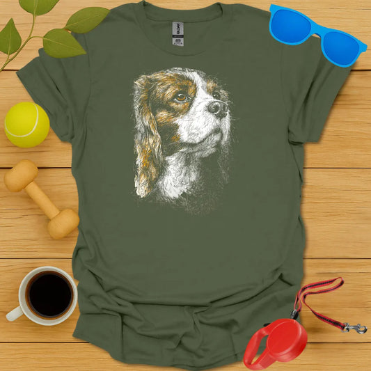 Cavalier King Charles Spaniel Portrait Shirt