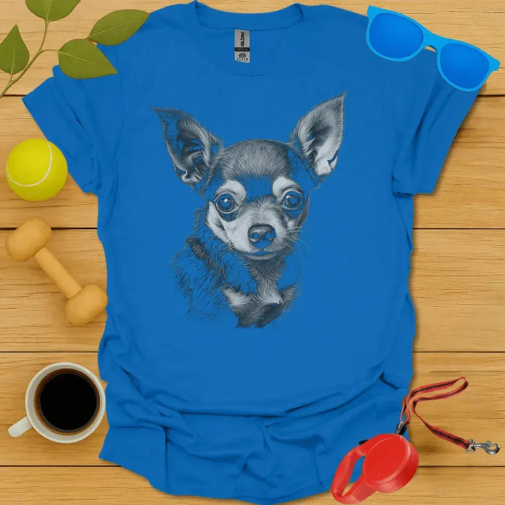 Chihuahua Monochrome Portrait Tee