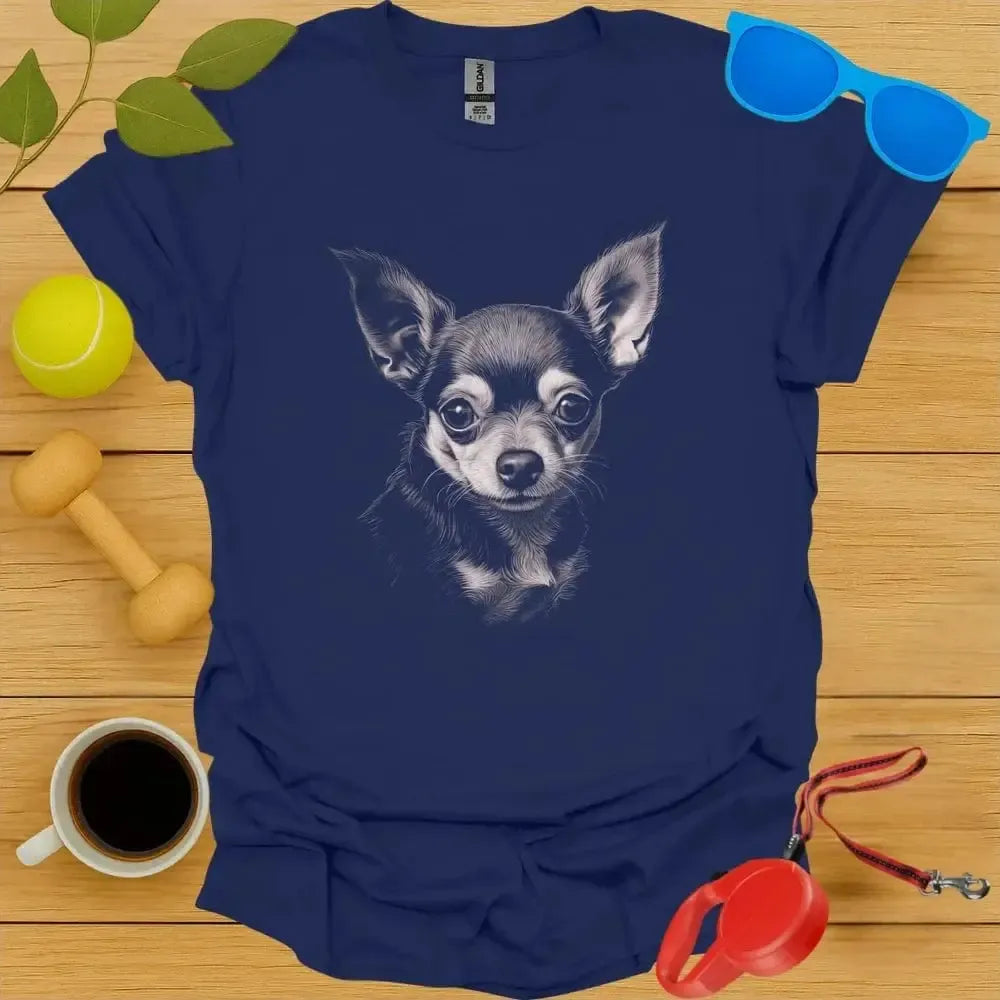 Chihuahua Monochrome Portrait Tee