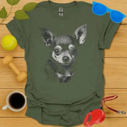 Chihuahua Monochrome Portrait Tee