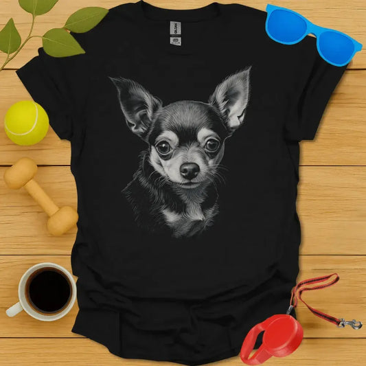 Chihuahua Monochrome Portrait Tee