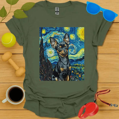 Chihuahua Van Gogh Portrait Tee