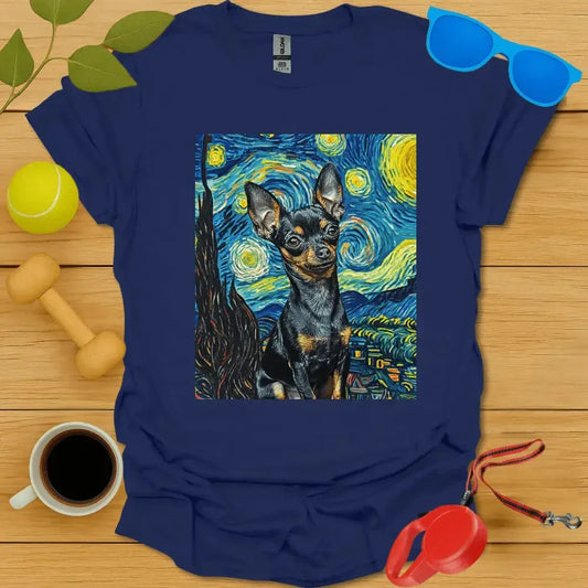 Chihuahua Van Gogh Portrait Tee