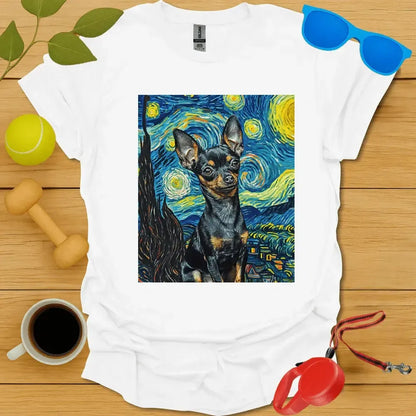 Chihuahua Van Gogh Portrait Tee