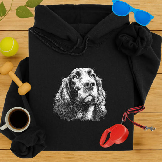 Cocker Spaniel Portrait Hoodie