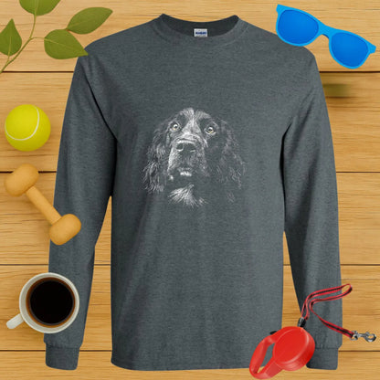 Cocker Spaniel Portrait Long Sleeve Tee