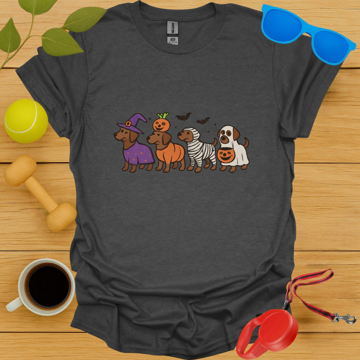Funny Cartoon Dogs Halloween Costume T-Shirt product