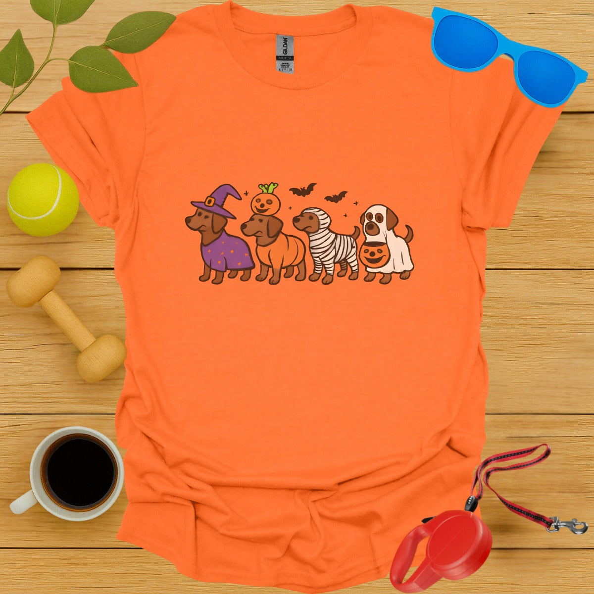 Adorable Halloween Theme Custom Dog T-Shirt product type