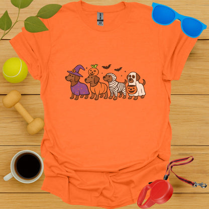 Adorable Halloween Theme Custom Dog T-Shirt product type