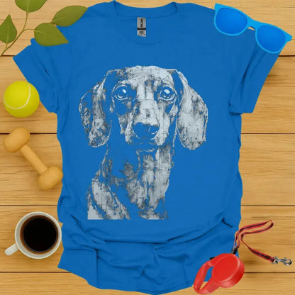 Dachshund Portrait Sketch Tee