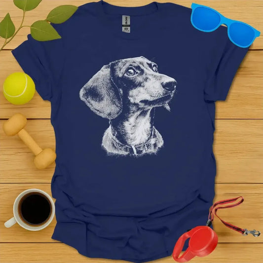 Dachshund Portrait Tee