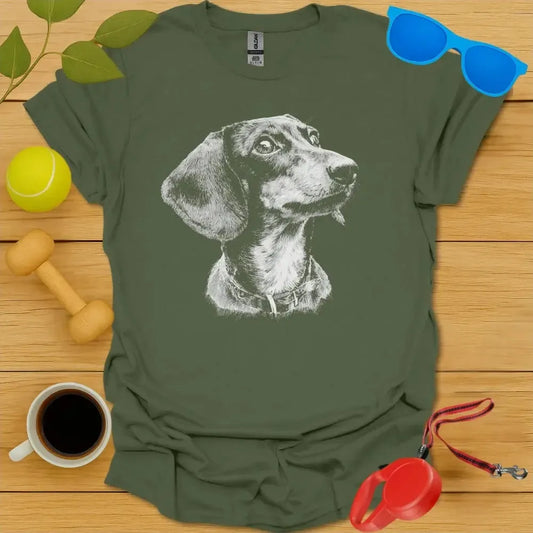 Dachshund Portrait Tee