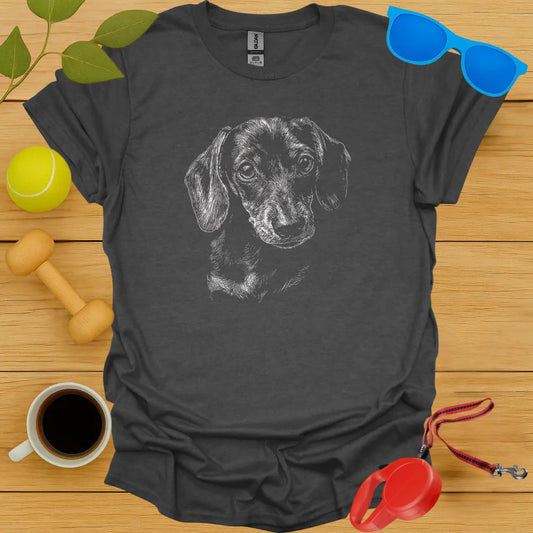 Dachshund Portrait Tee