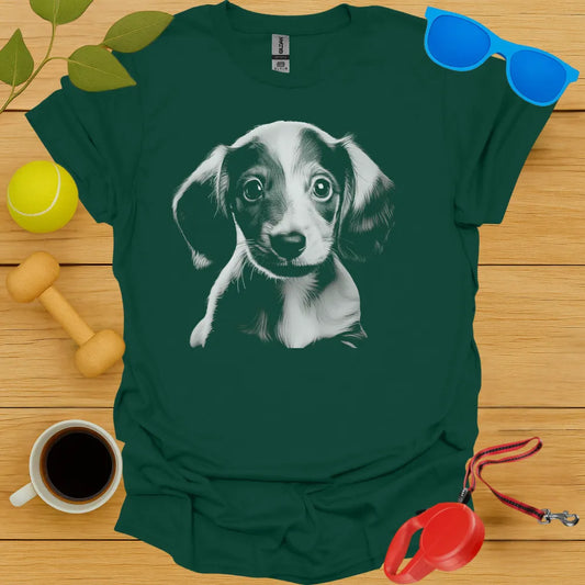 Dachshund Puppy Portrait Tee