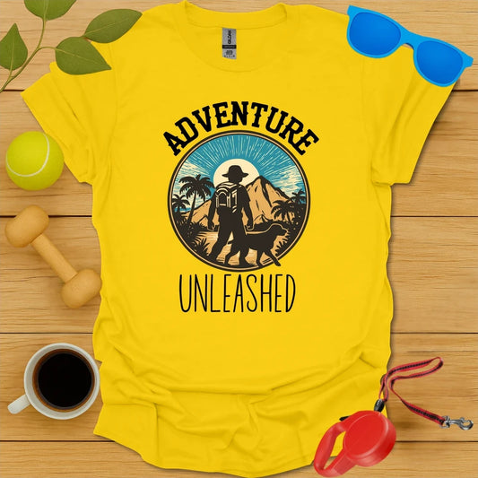 Adventure Unleashed | Hiking Dog Lover T-Shirt - Daisy