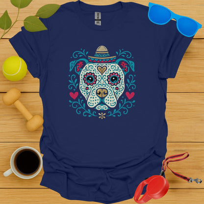 Colorful Puppy with Decorative Hat Design Shirt product