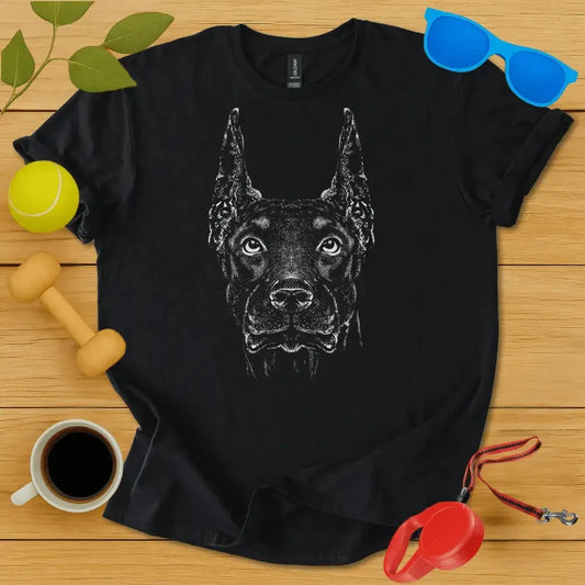 Doberman Pinscher Monochrome Tee
