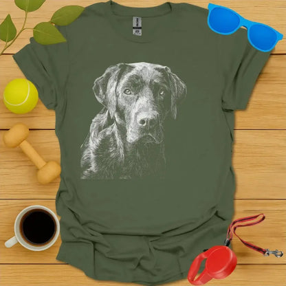 Fox Red Lab Portrait Tee