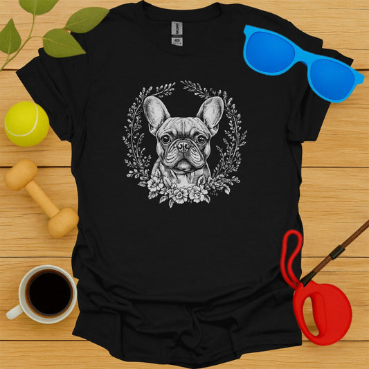 French Bulldog Floral Tee