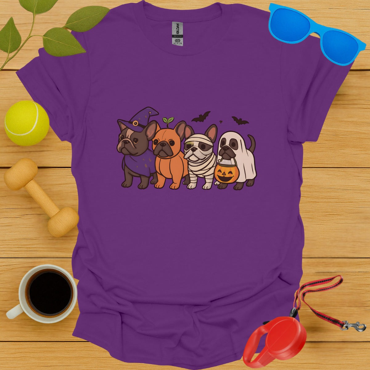 Cute Halloween Themed Dogs Printed T-shirt product