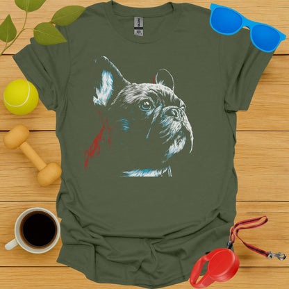 French Bulldog Vector Portrait Tee