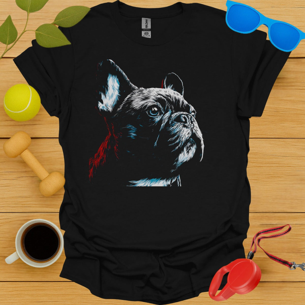 French Bulldog Vector Portrait Tee