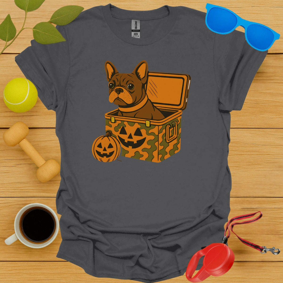 Halloween Puppy In Box Graphic T-Shirt product type