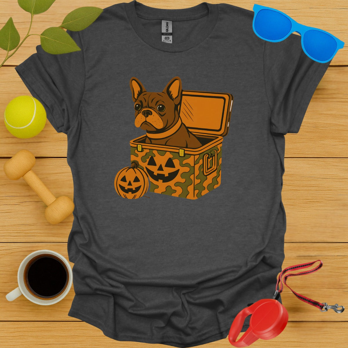 Halloween French Bulldog Graphic T-Shirt product type