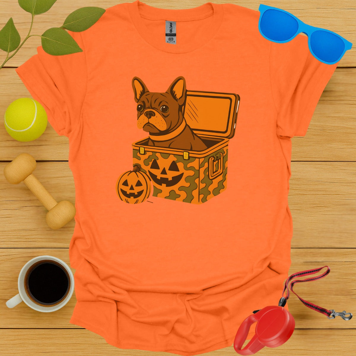 Halloween French Bulldog Graphic Design T-Shirt product type