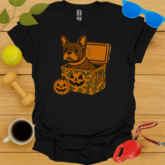 French Bulldog Inside a Treasure Chest Halloween product type